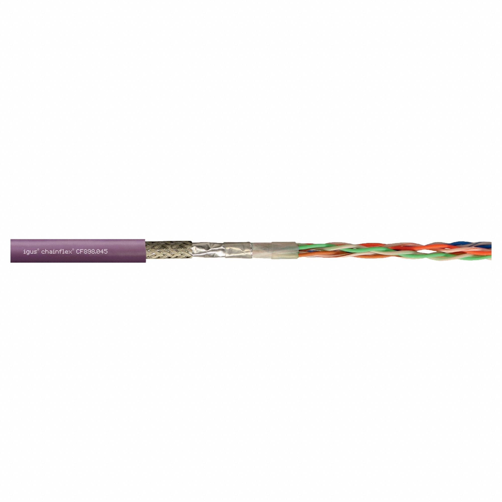 CHAINFLEX, CF898, ASI Bus, Bus Cable 801MA0CF898080 Grainger