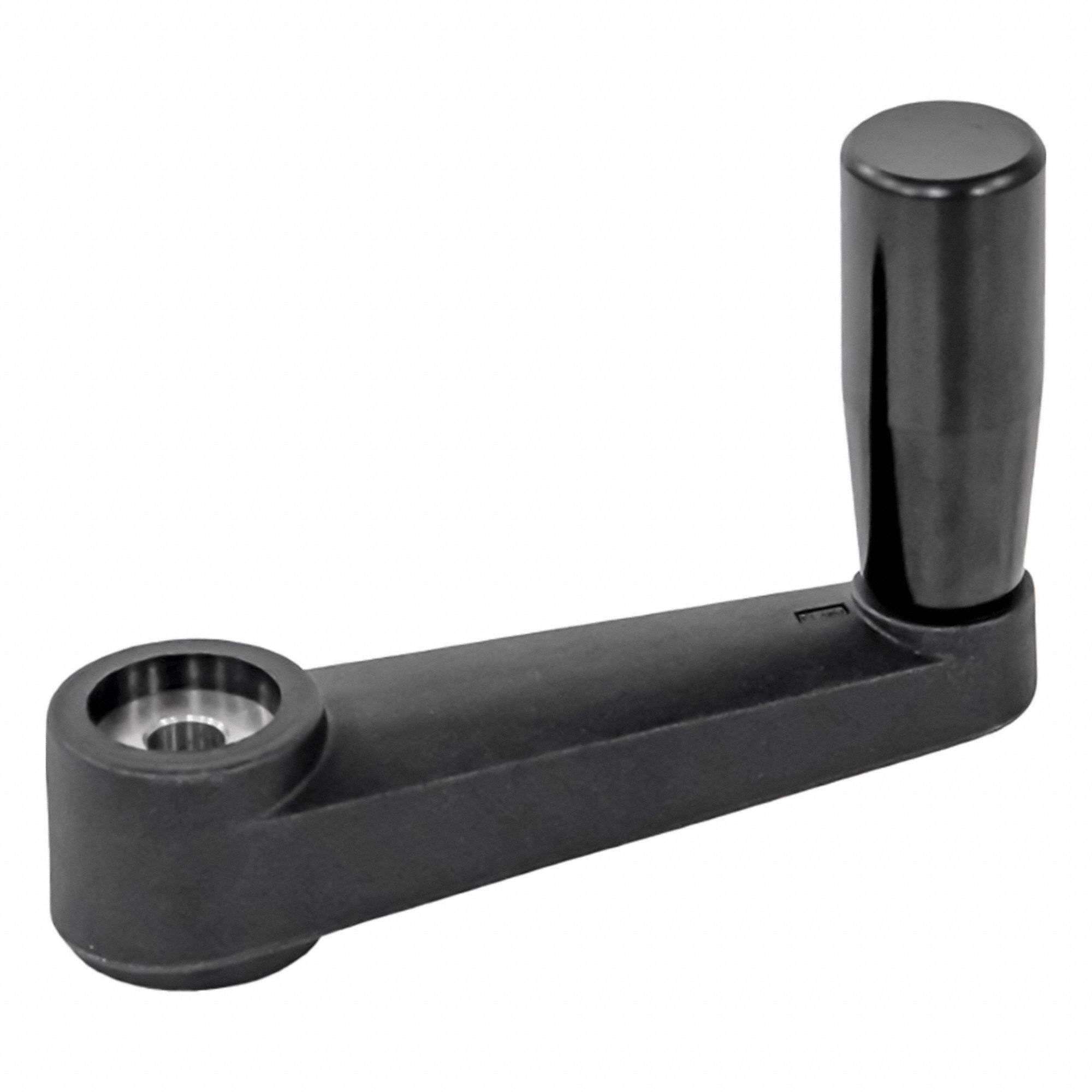 JW WINCO, Plastic w/ Revolving Grip, 3/4 in Bore Dia, Crank Handle