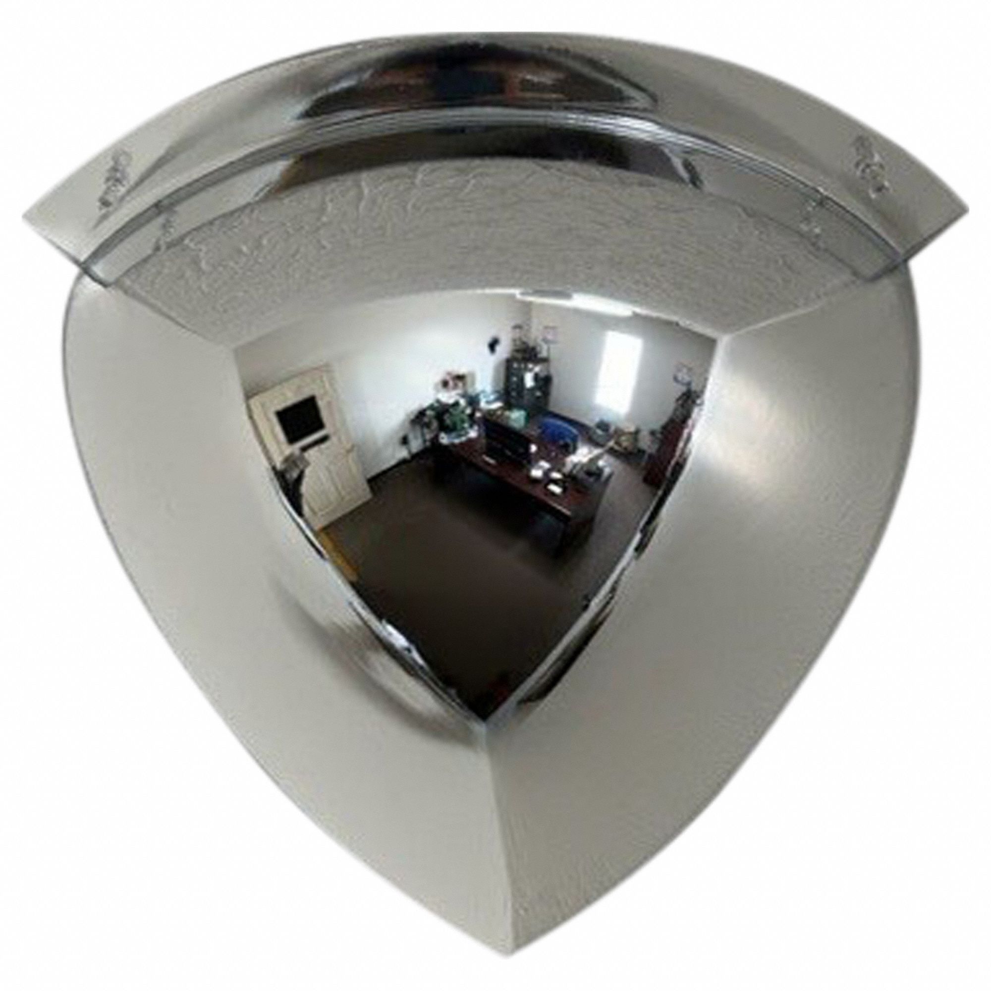 Acrylic, 18 in Dia, Quarter Dome Safety Mirror 798A43QDOME18