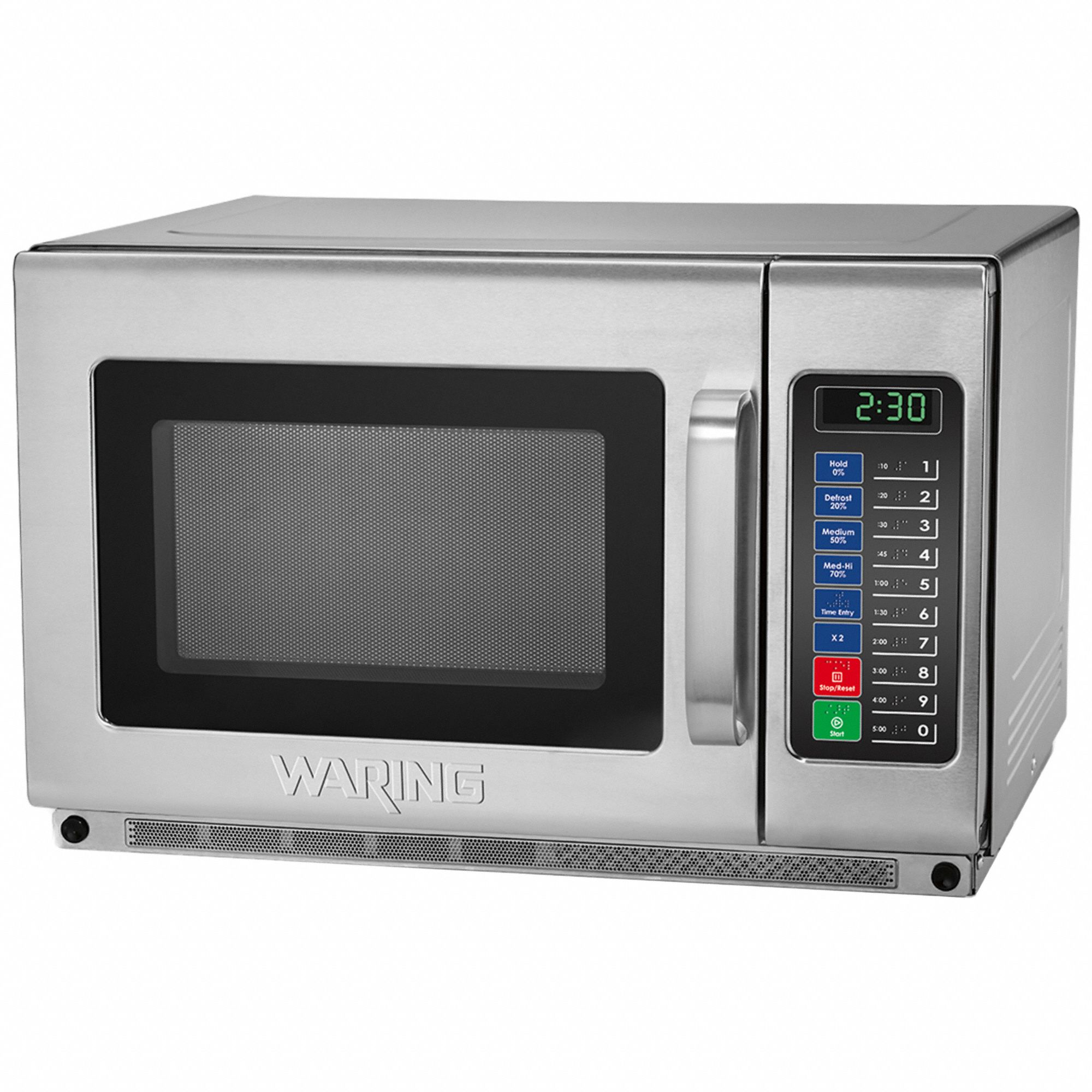WARING COMMERCIAL, Stainless Steel, 1.2 cu ft Oven Capacity, HeavyDuty