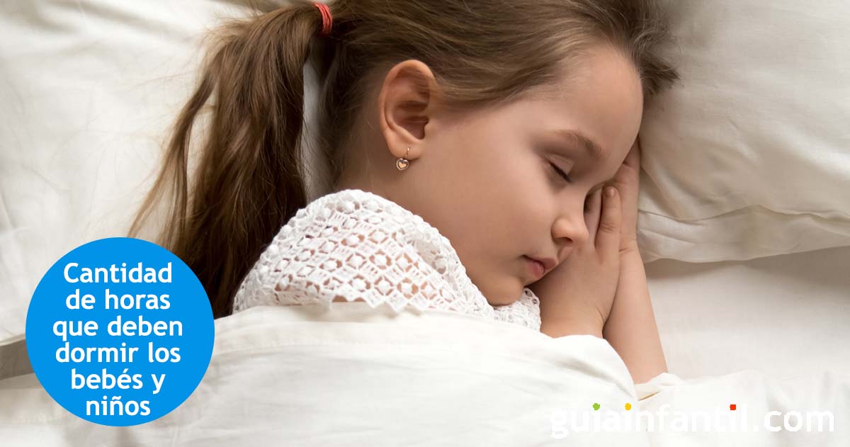 Cuánto debe dormir un niño o un bebé