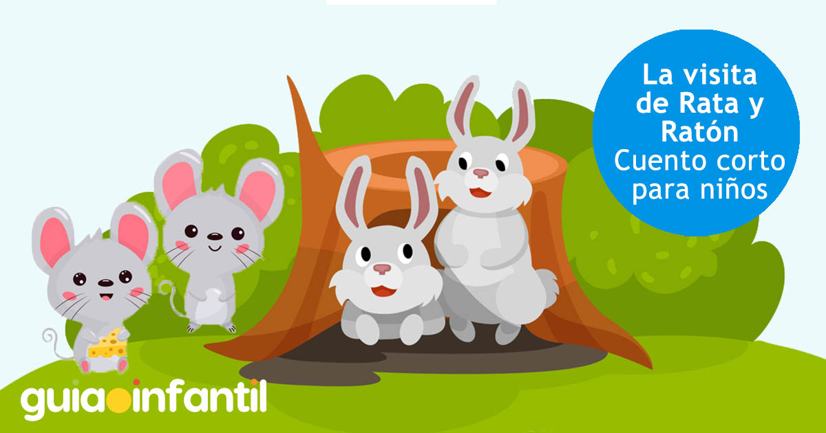 La visita de rata y ratón Cuento para niños con ejercicios de