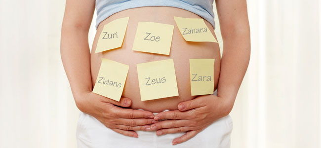 Nombres de niños y niñas Z