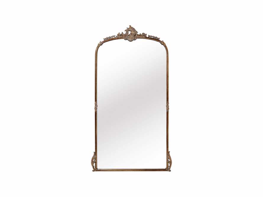 Amelie Floor Mirror in Gold Arhaus Havenly