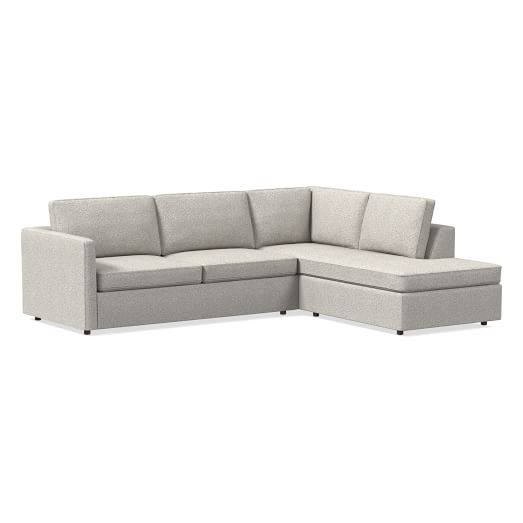 Harris Sectional Set 01 Left Arm Sleeper Sofa, Right Arm Terminal