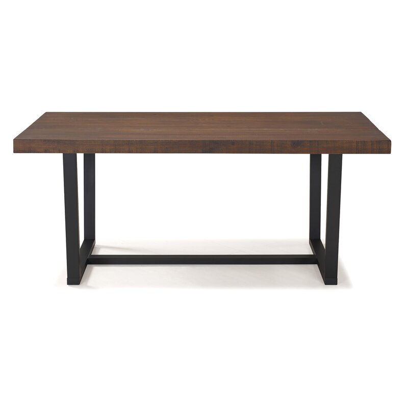 Minerva Pine Solid Wood Dining Table Wayfair Havenly