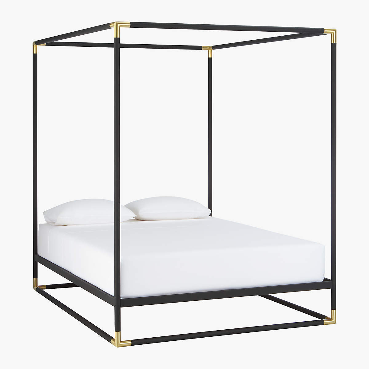 Frame Canopy Queen Bed CB2 Havenly