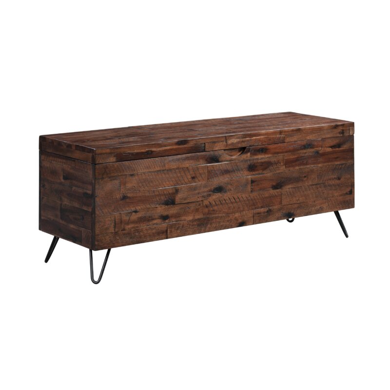 Sherry Wood Flip Top Storage Bench Wayfair Havenly