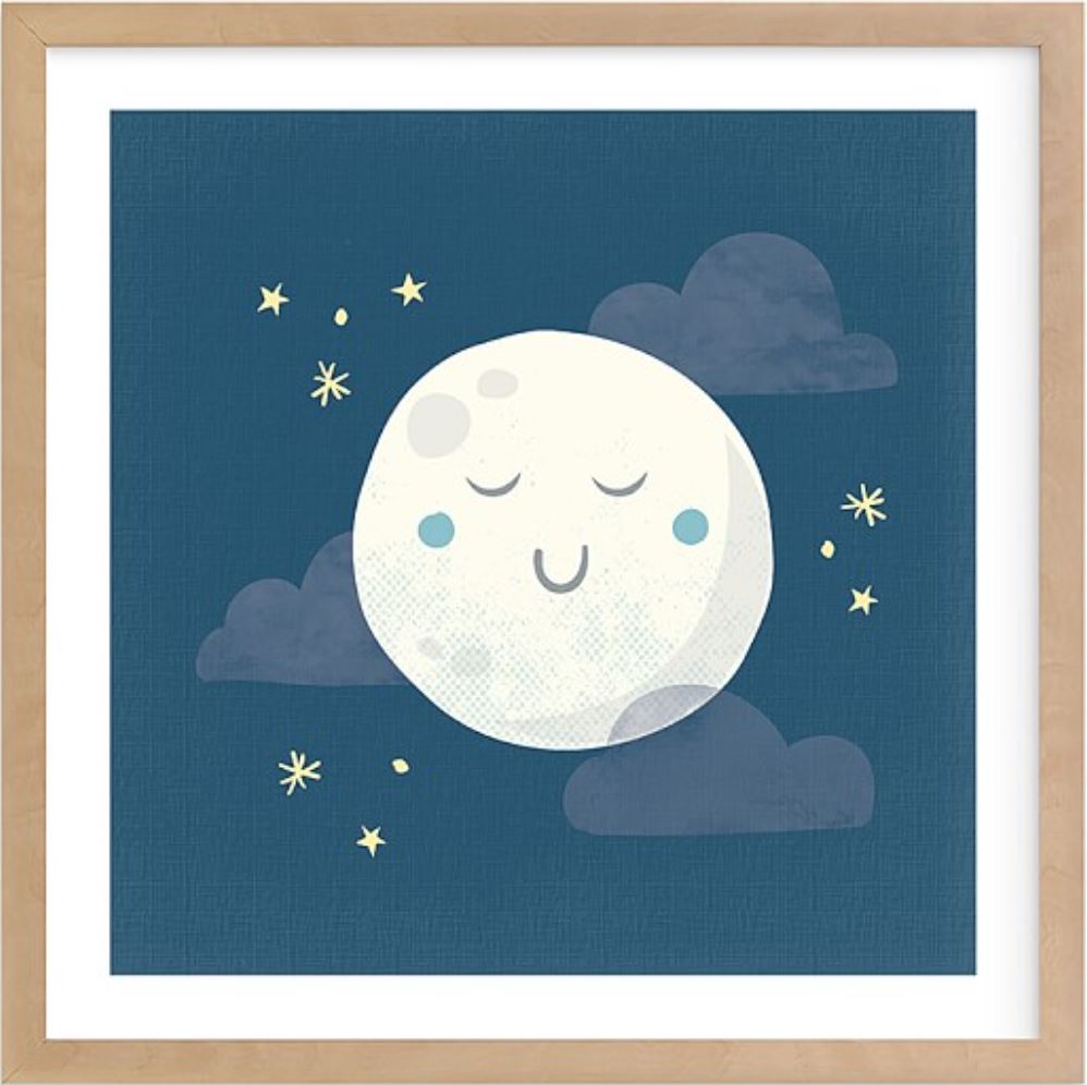 Goodnight Moon Wall Art by Minted(R)16x16, Natural Pottery Barn Kids