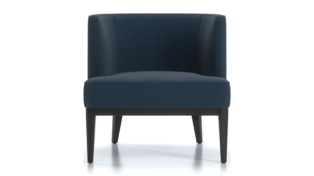 Grayson Chair Luxe, Dark Blue Crate and Barrel Havenly