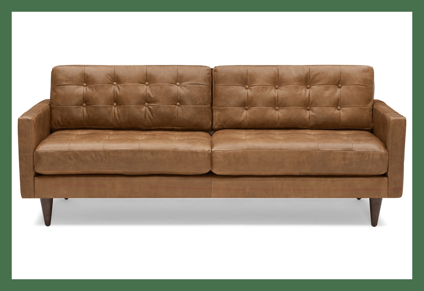 Joybird Eliot Mid Century Modern Leather Sofa Collection