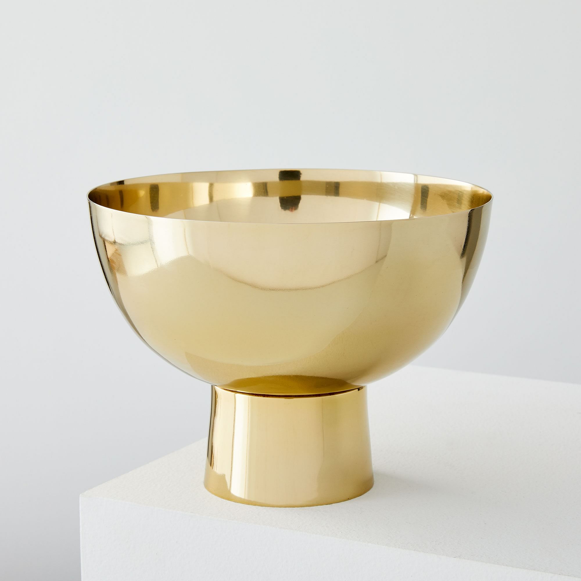 Foundation Brass Vases , Large Footed Bowl West Elm Havenly