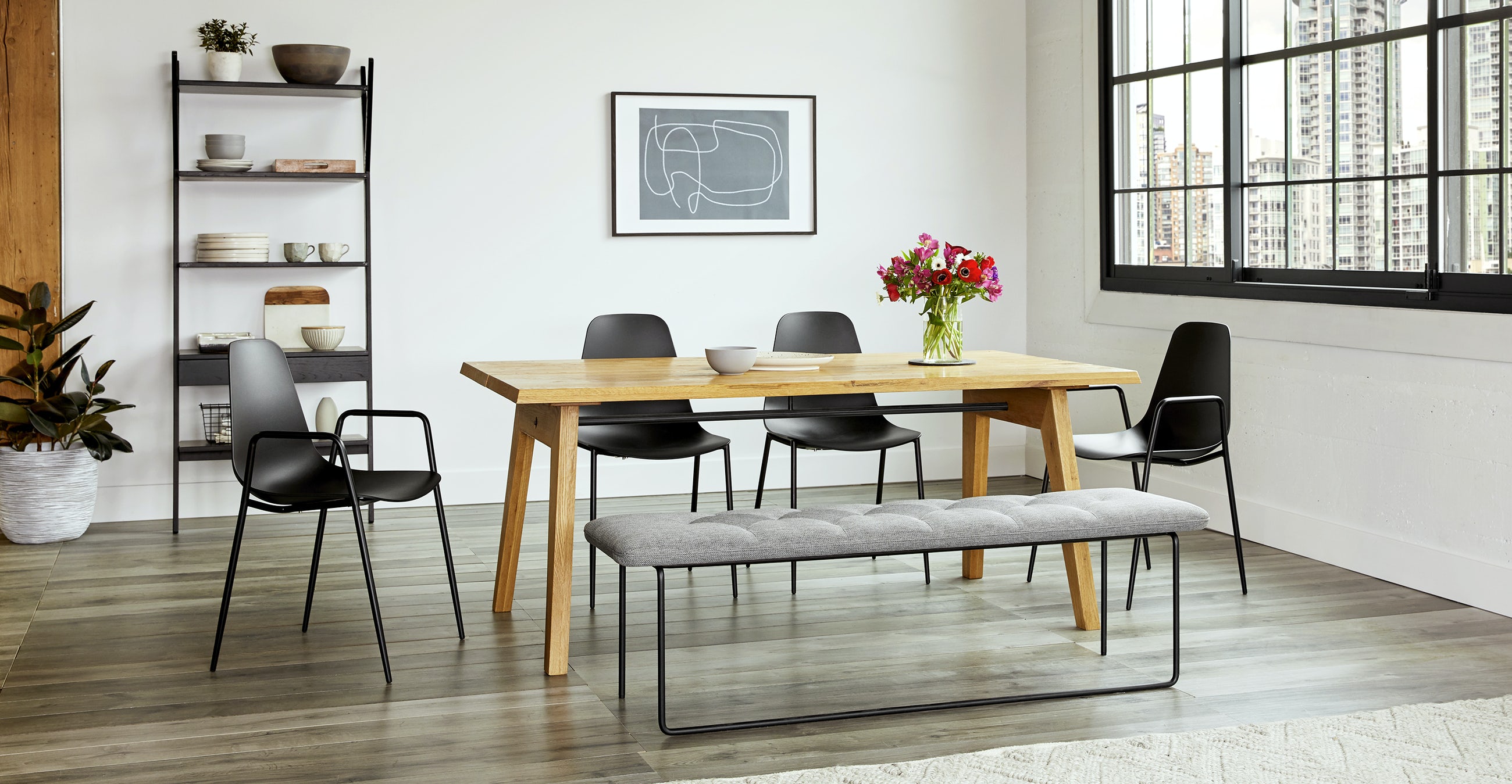 Madera Oak Dining Table For 6 Article Havenly