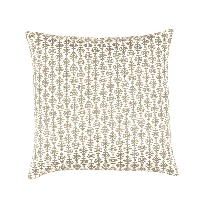 Ballard Designs Aria Embroidered Pillow Cover Natural Ballard Designs