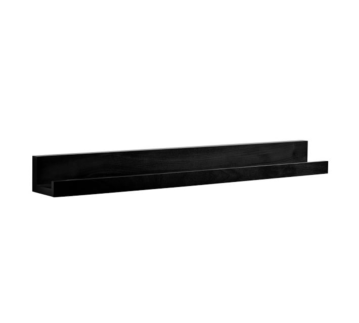 Holman Handmade Floating Ledge, Black 3' Pottery Barn Havenly