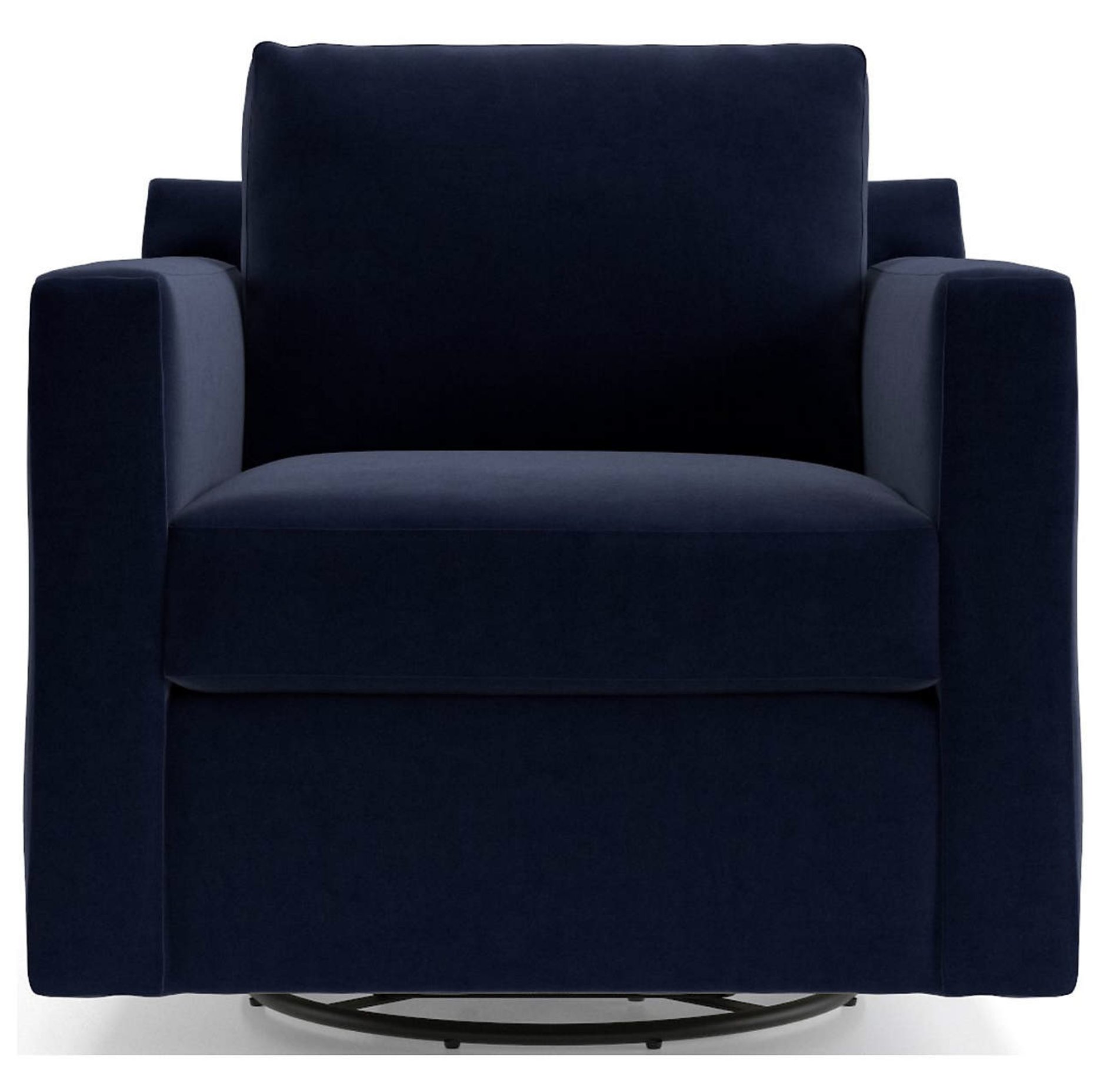 Barrett Track Arm Swivel Chair Crate and Barrel Havenly