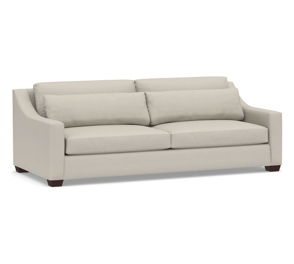 York Slope Arm Upholstered Deep Seat Grand Sofa 2Seater, Down Blend