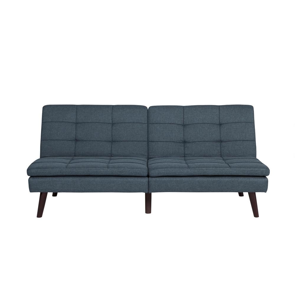 Premium Westbury Navy (Blue) Futon Home Depot Havenly