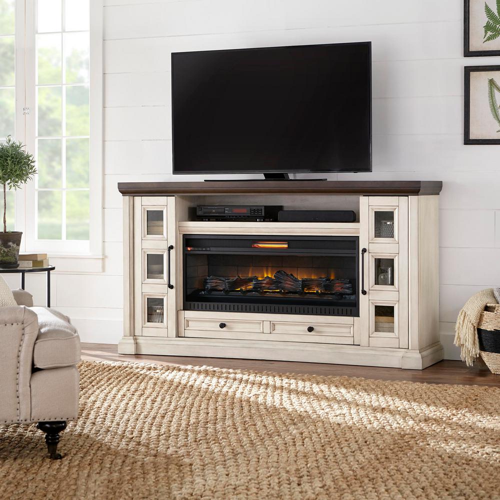 Home Decorators Collection Cecily 72 in. Media Console Infrared