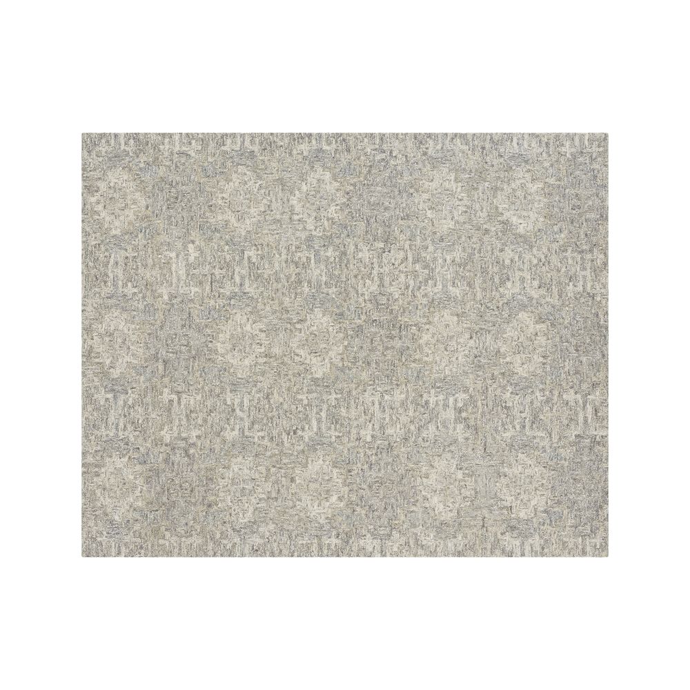 Alvarez Grey Hand Tufted Area Rug 8'x10' Crate and Barrel Havenly