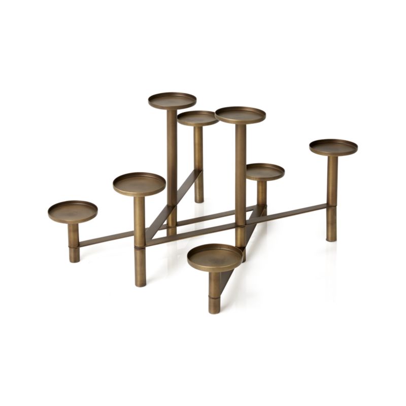 Brass Fireplace Candelabra Crate and Barrel Havenly