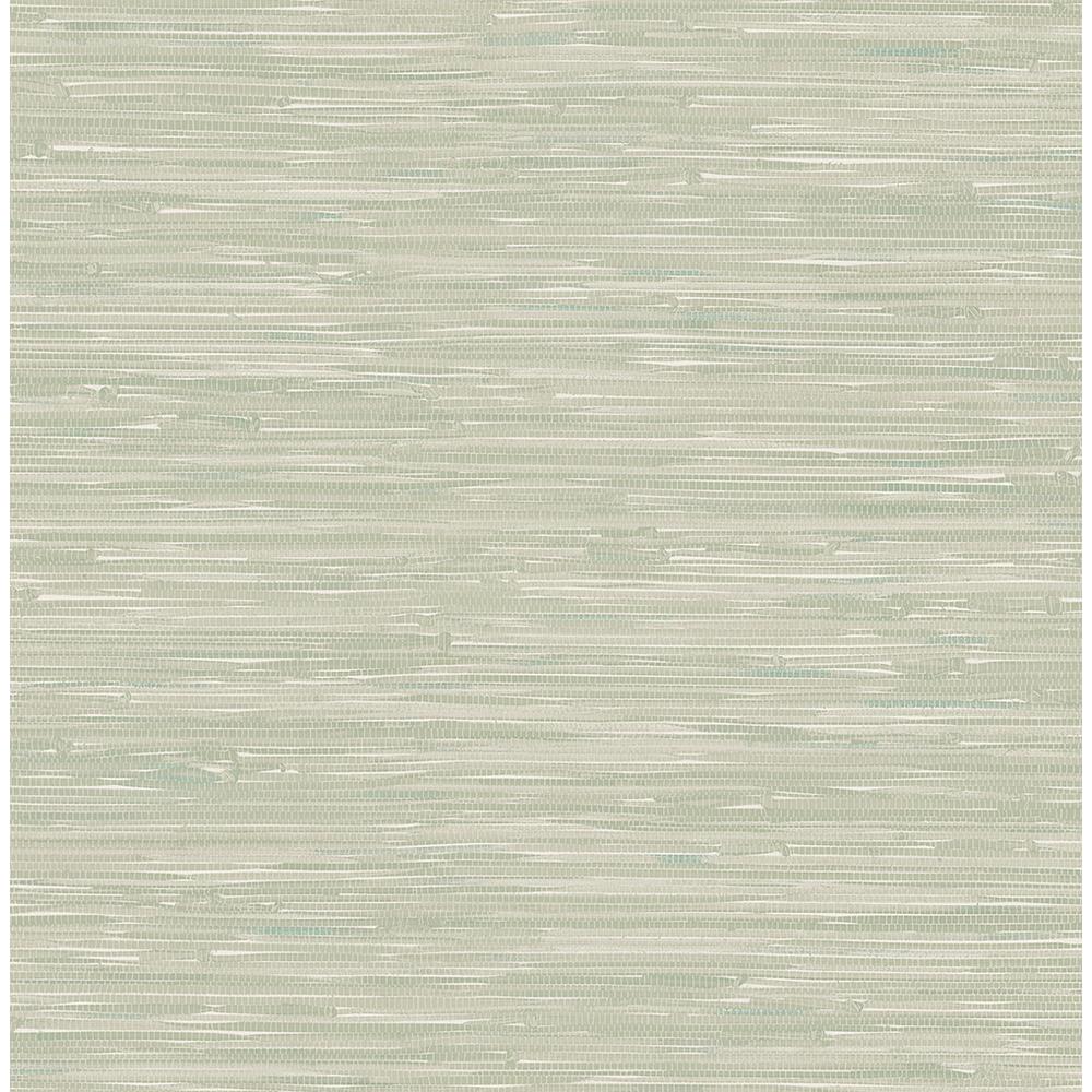 Natalie Sage (Green) Faux Grasscloth Wallpaper Home Depot
