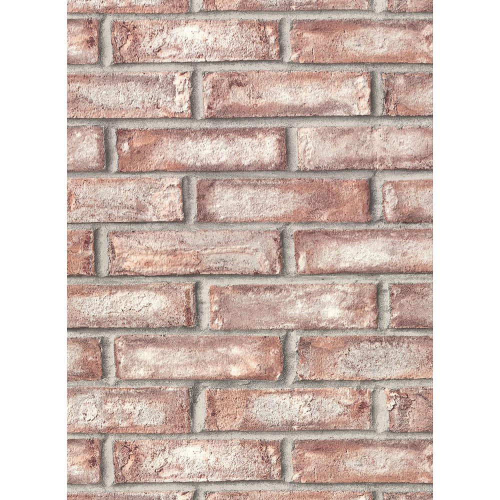 Warner 60.8 sq. ft. Appleton Maroon Faux Weathered Brick