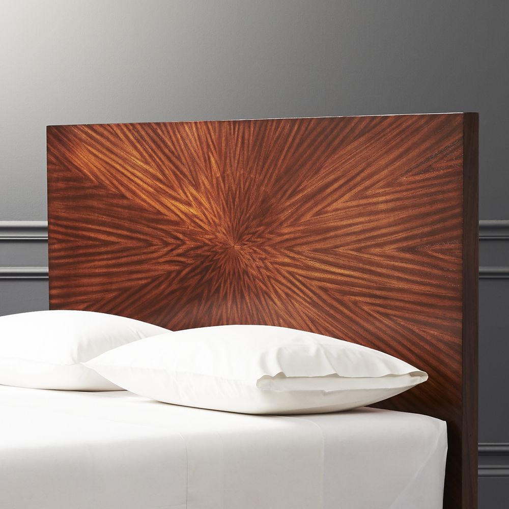 Ray Marquetry Headboard King CB2 Havenly