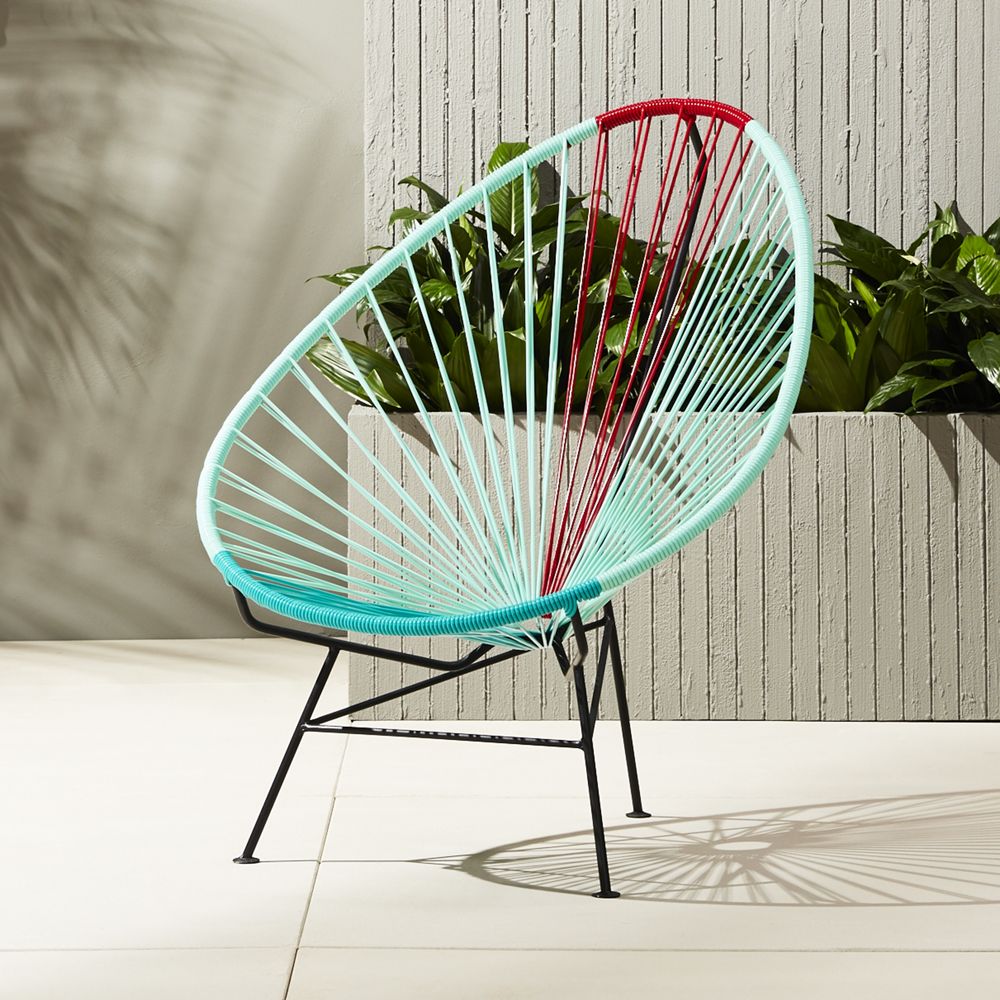 acapulco aquared egg outdoor chair CB2 Havenly