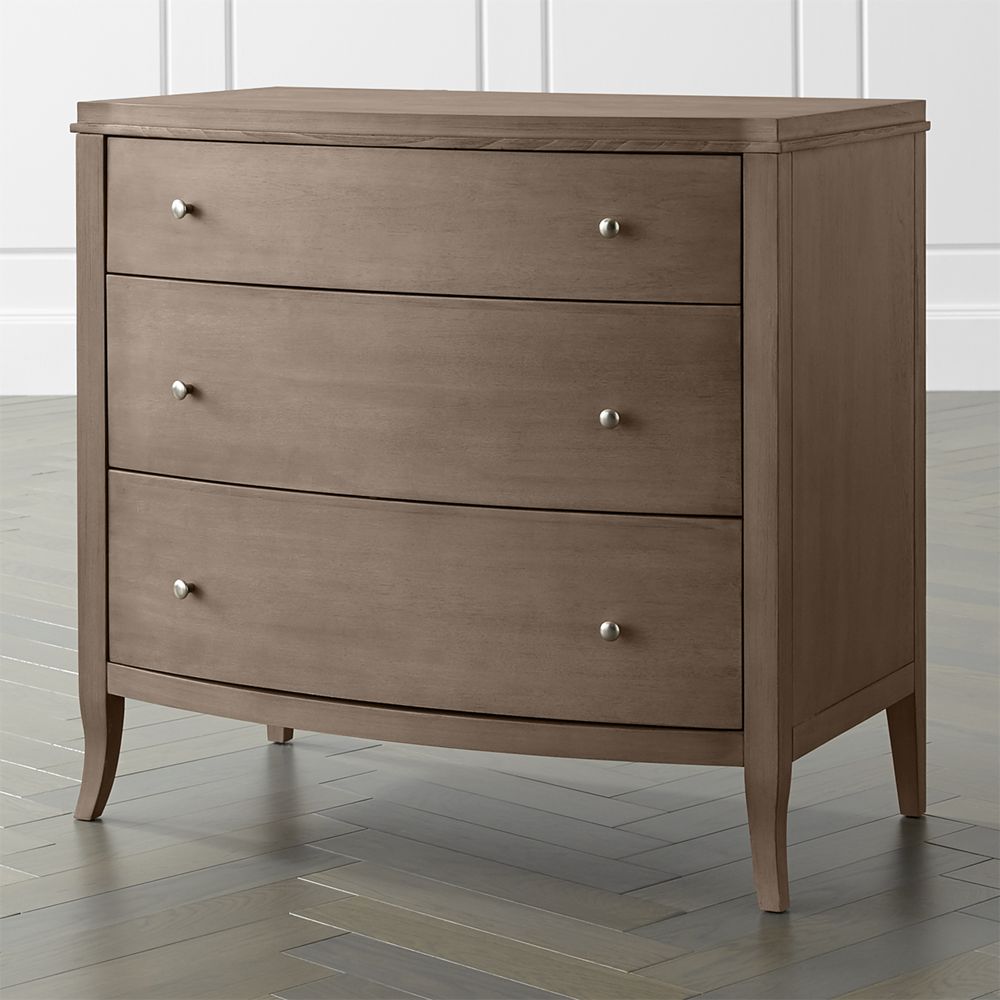Colette Driftwood 3Drawer Chest Crate and Barrel Havenly