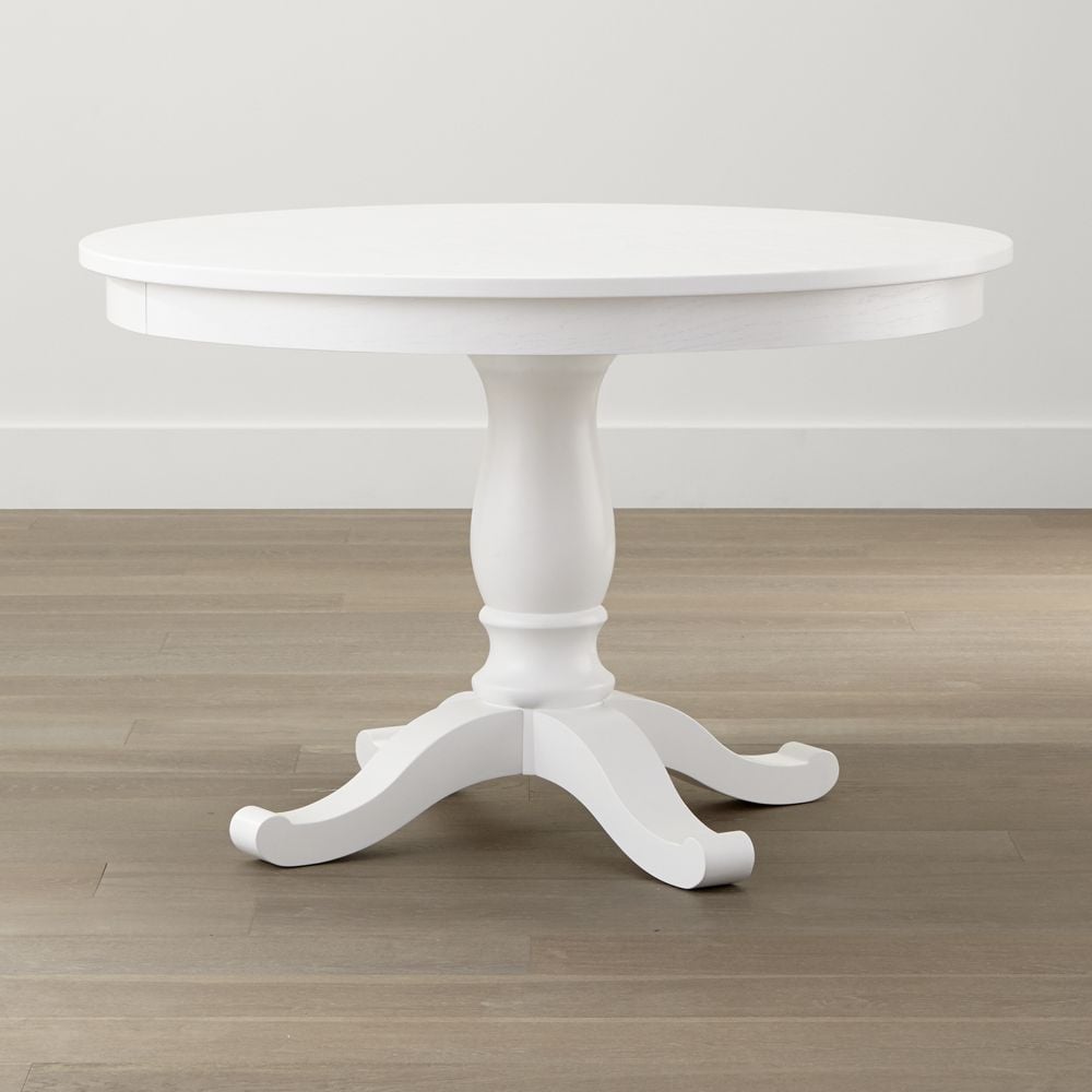 Avalon 45" White Extension Dining Table Purchase now and we'll ship