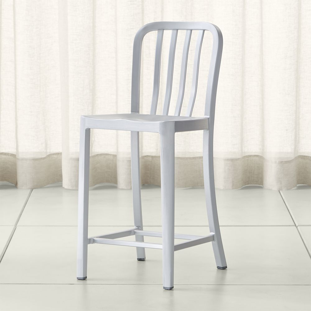 Delta Aluminum Counter Stool Crate and Barrel Havenly