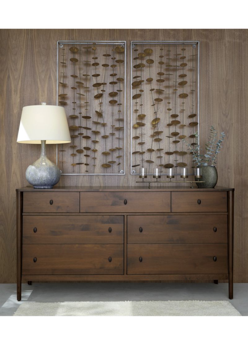 Chimes Metal Wall Sculpture Crate and Barrel