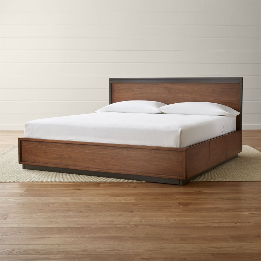 Blair King Storage Bed Crate and Barrel Havenly