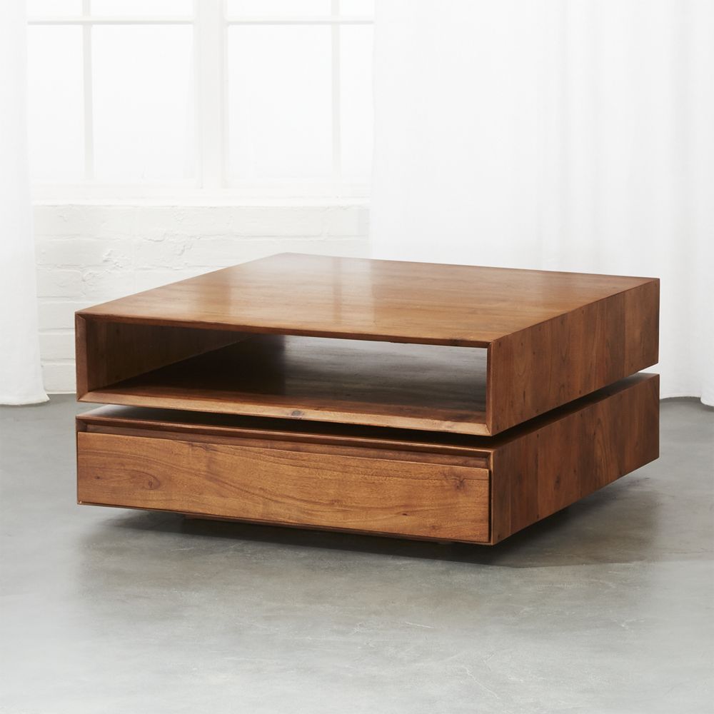 Spin Rotating Coffee Table CB2