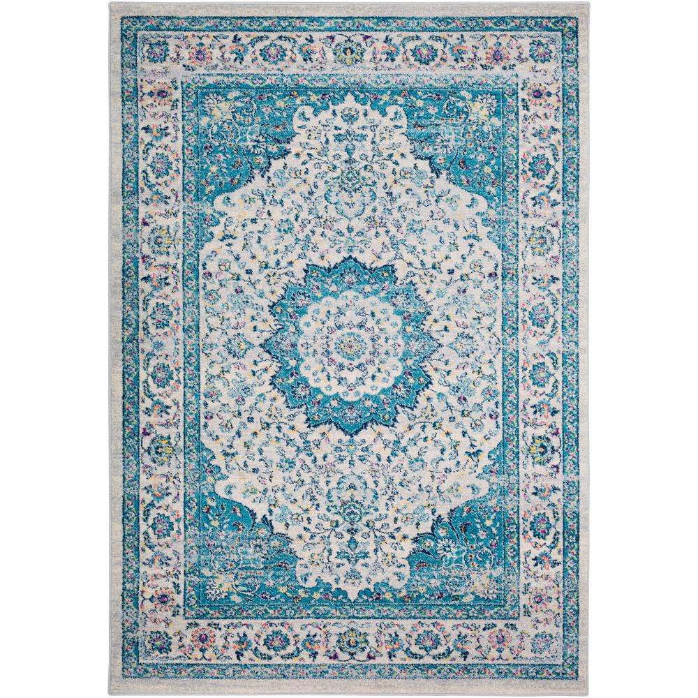Oathlaw Teal (Blue) 8 ft. x 10 ft. Area Rug Home Depot Havenly