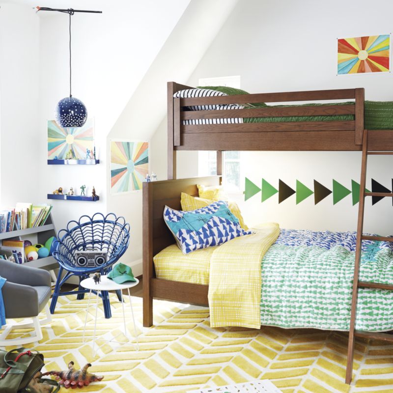 5x8' Yellow Chevron Rug Crate and Barrel Havenly