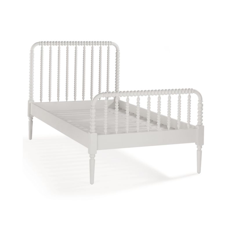 Jenny Lind White Queen Bed Crate and Barrel