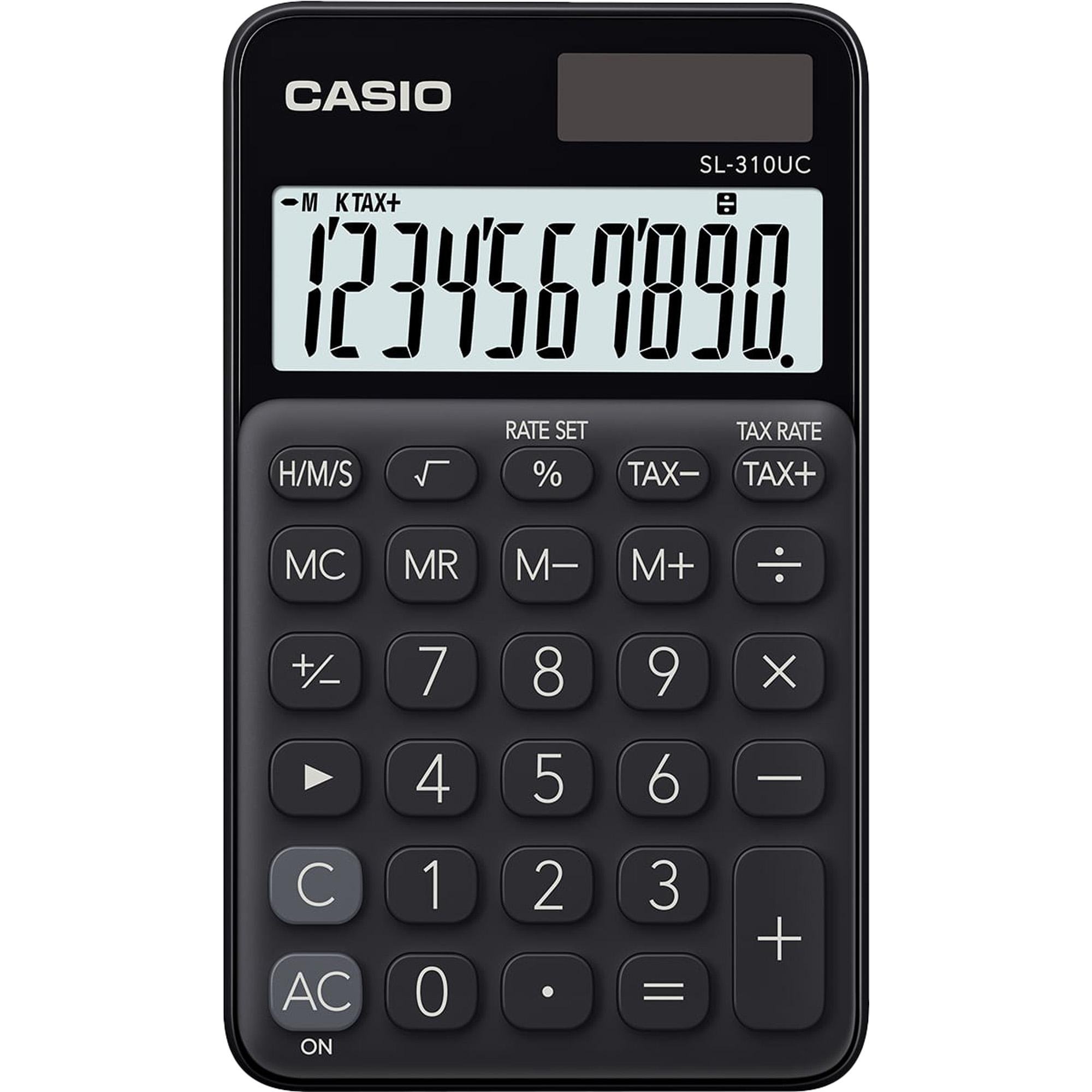 Calculadora de Bolso 10 Dígitos SL310UC Preta CASIO Hayamax
