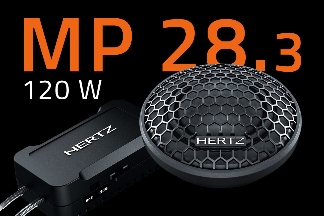New Mille Pro MP28.3 component tweeter Hertz car audio systems The