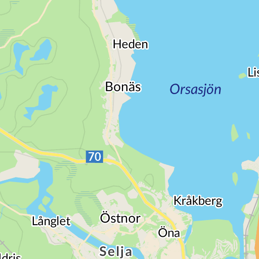 Orsasjön Karta Orsasjön Karta Karta 2020