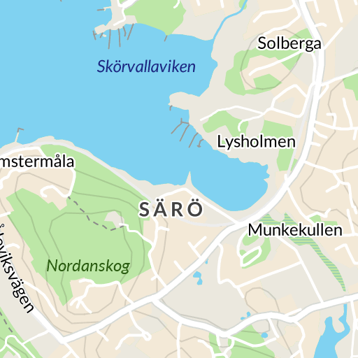 Karta Över Särö Karta över Särö Karta 2020
