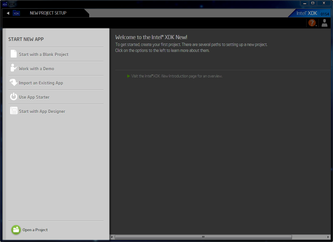 Intel XDK NEW realizzare app multipiattaforma in HTML5