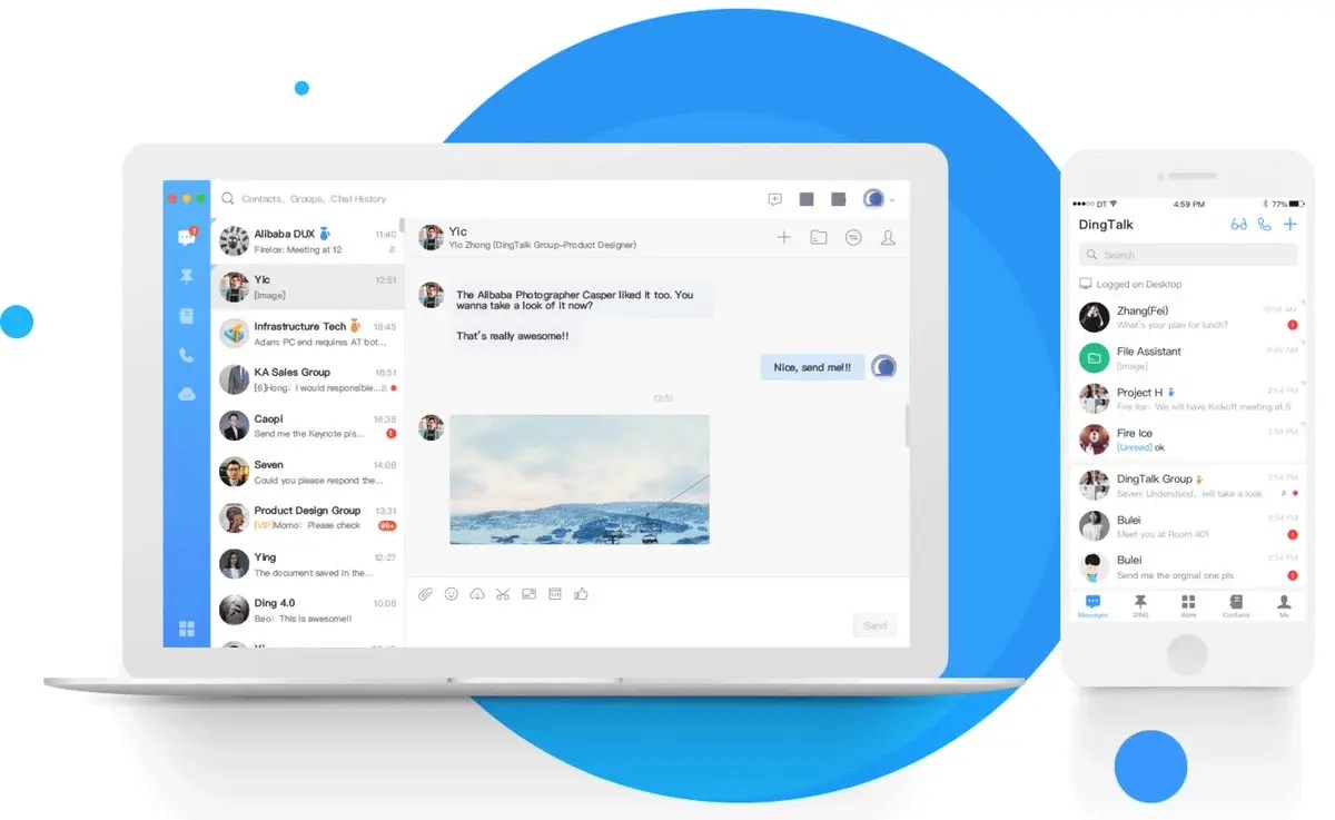 Alibabaowned DingTalk enterprise chat app launched in India