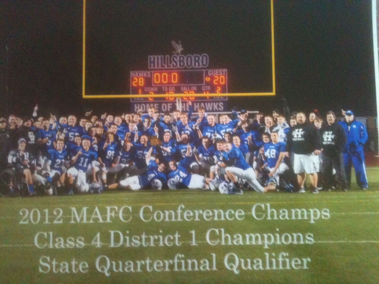 Boys Varsity Football Hillsboro High School Hillsboro, Missouri