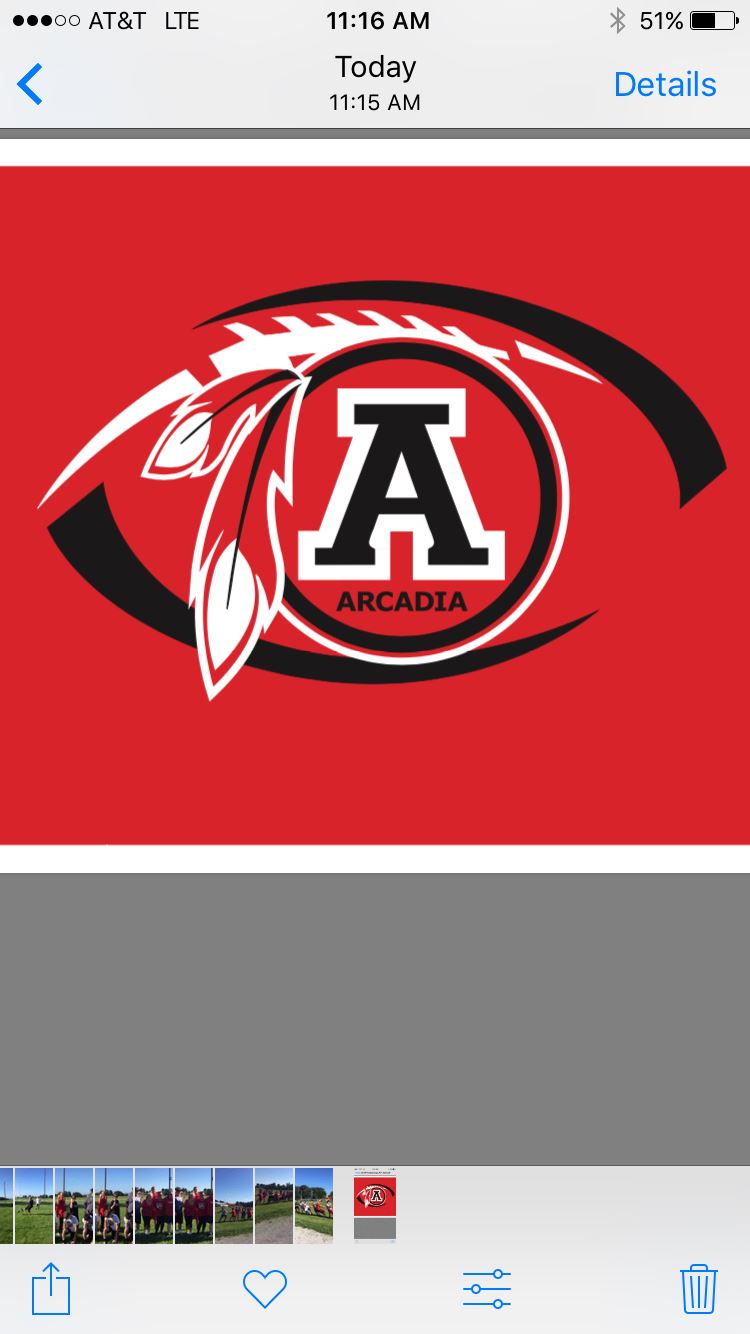 Arcadia Redskin Football Arcadia High School Arcadia, Ohio