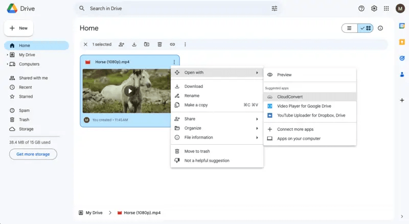 How to Convert Videos with Google Drive: Tutorial - Icecream Apps