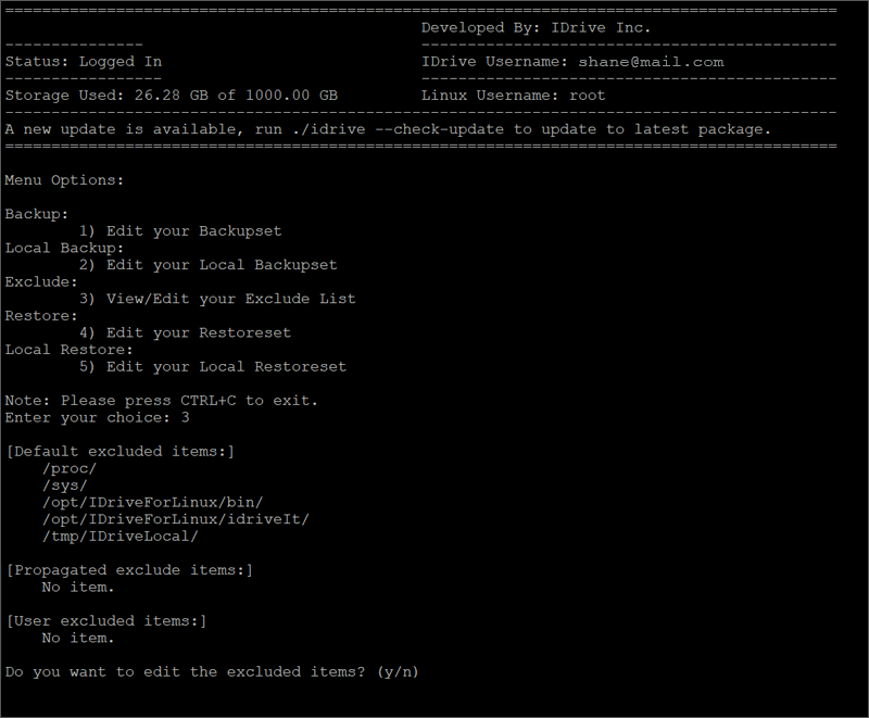 Backup and restore Linux servers using Scripts
