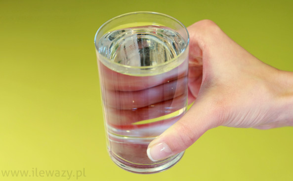 Ile waży Szklanka wody sprawdź kalorie i wagę, obejrzyj zdjęcia