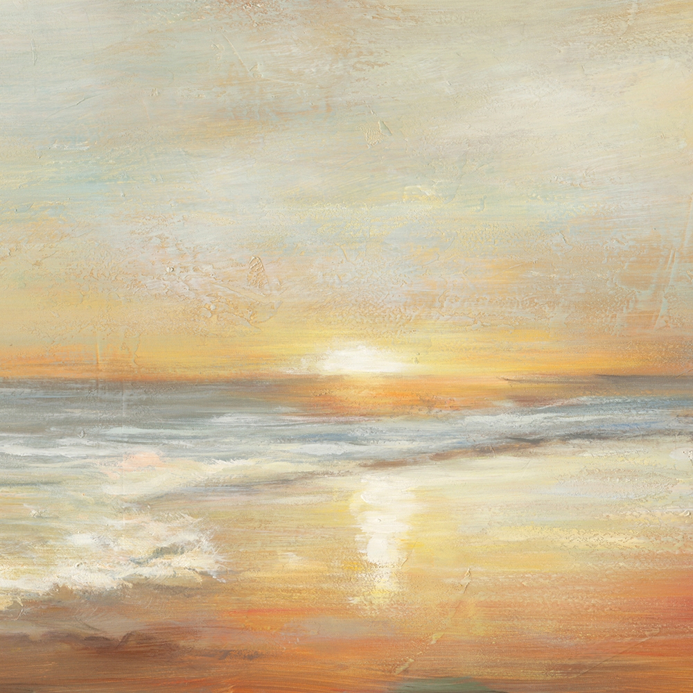 Couché de soleil à la mer Tableau 70x140 cm